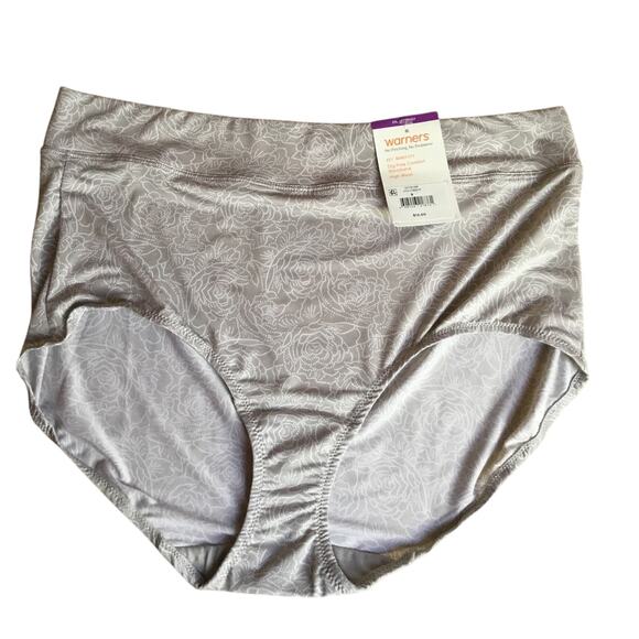 Warner's Women's No Pinching No Problems Modern Brief Panty size 9 2XL - Picture 2 of 7